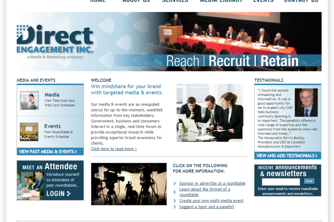 Direct Engagement: Social Media Portal