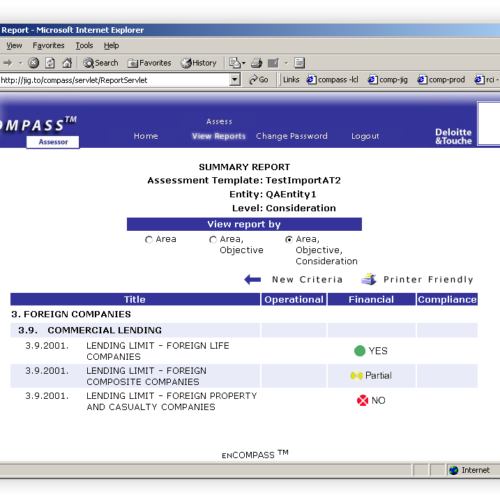 Deloitte: Compliance Assurance System