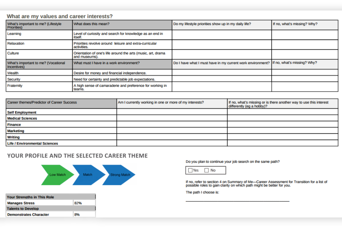 Optimum Talent – Pathfinder: PDF Report Generator